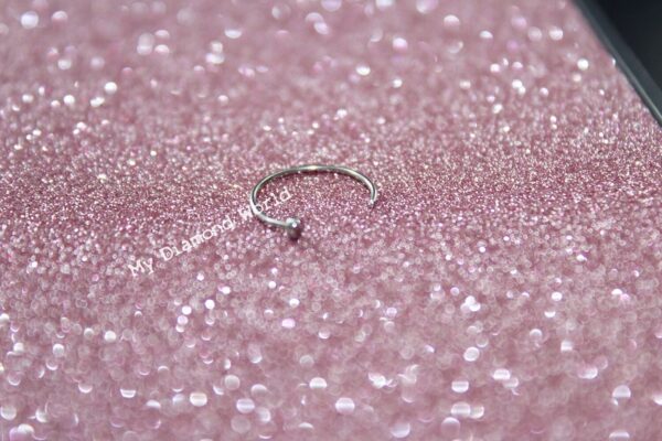 22g Simple Small Nose Stud Ring, Nose Hoop, Cartilage Hoop Ring, Nose Ring, Silver Hoop, Custom Sizes 22 Gauge 6mm, 8mm, 10mm