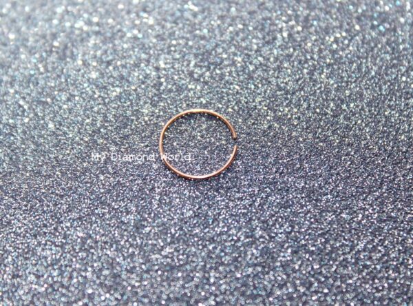 Polished Rose Gold Cartilage Earring Helix Ring Hoop  Septum/Nose/Cartilage/Helix/Tragus Ring Hoop Nose Hoop, Nose Ring