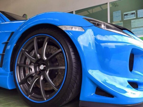 Rimblades Light Alloy Wheel Rim Protectors (Blue)